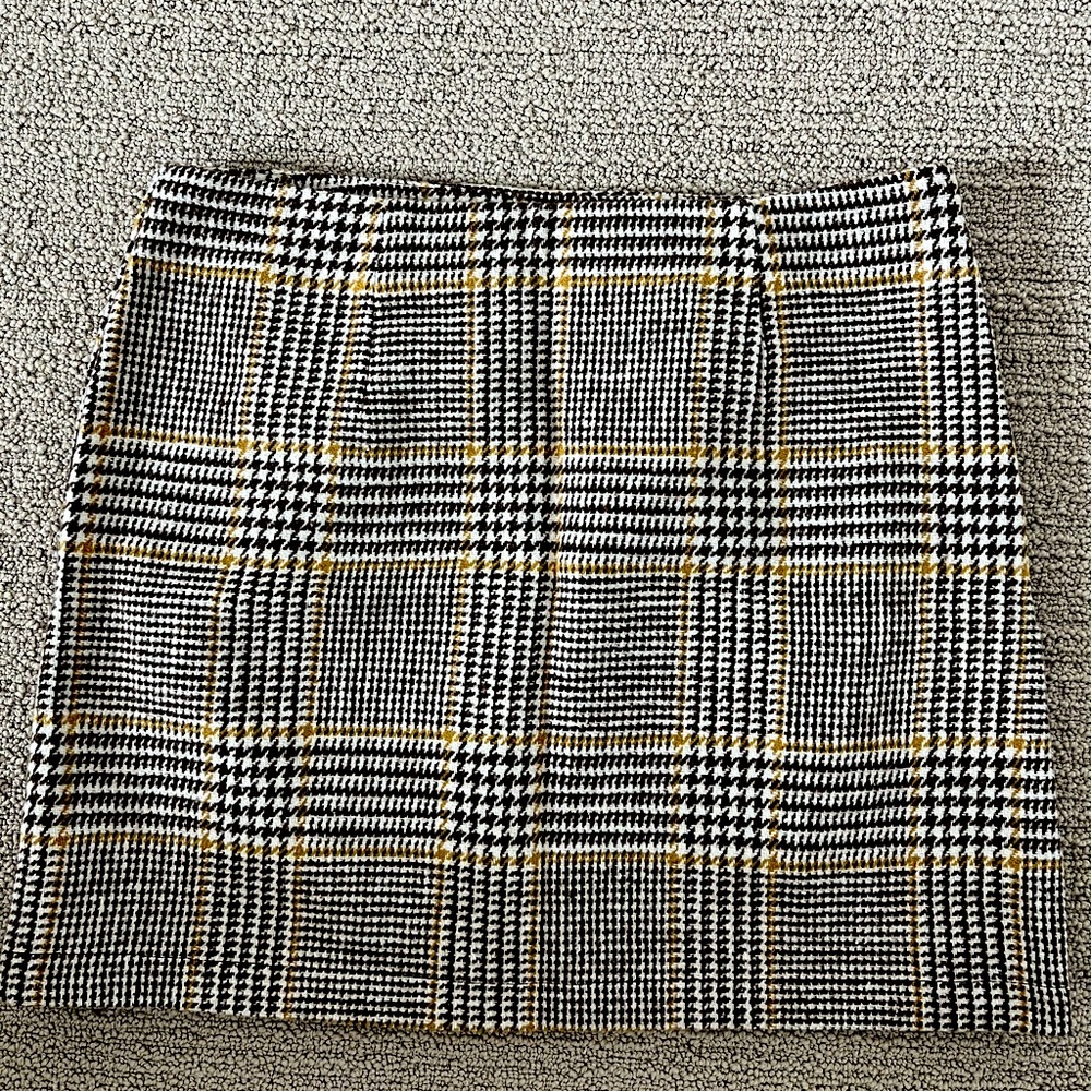 Plaid Mini Skirt